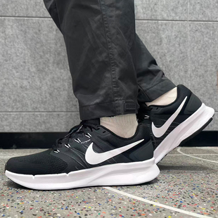 Swift DR2695 Nike 002 跑鞋 Run 低帮休闲复古经典 耐克 黑白男款