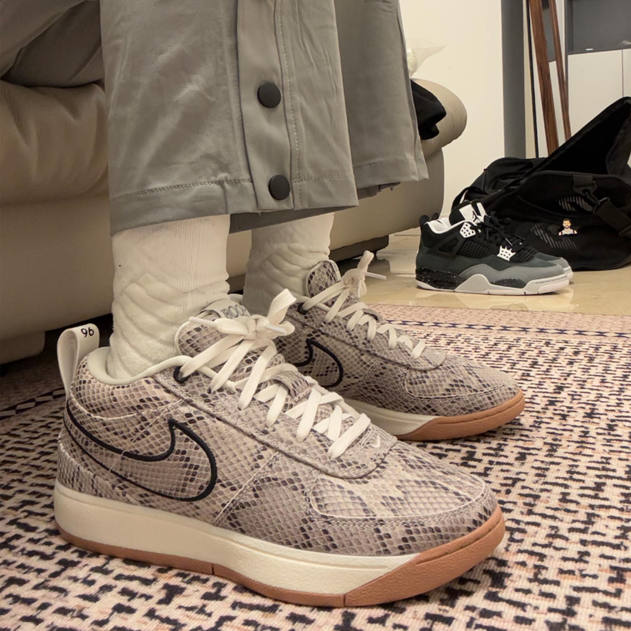 耐克/Nike Book 1 EP 实战低帮蟒蛇纹实战复古篮球鞋 HJ5353-100,运动鞋new,板鞋,淘宝优惠券,粉丝福利购,淘宝优惠卷