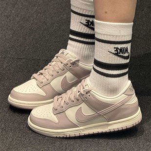 Nike FB9109 Dunk 白紫粉舒适百搭防滑耐磨低帮板鞋 122 Low 耐克