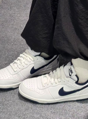 耐克/Nike Dunk Low 白蓝色 防滑耐磨低帮女款板鞋 355152-140
