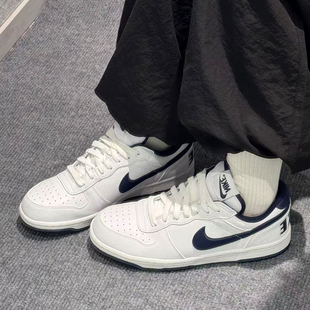 耐克/Nike Dunk Low 白蓝色 防滑耐磨低帮女款板鞋 355152-140