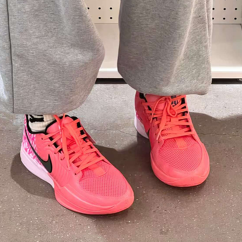 耐克/Nike Ja 2 莫兰特二代防滑耐磨男款粉色篮球鞋 IB5841-800