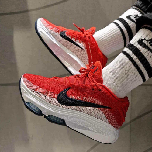 耐克/Nike G.T. Hustle 红色舒适减震防滑中帮篮球鞋 FV5952-600