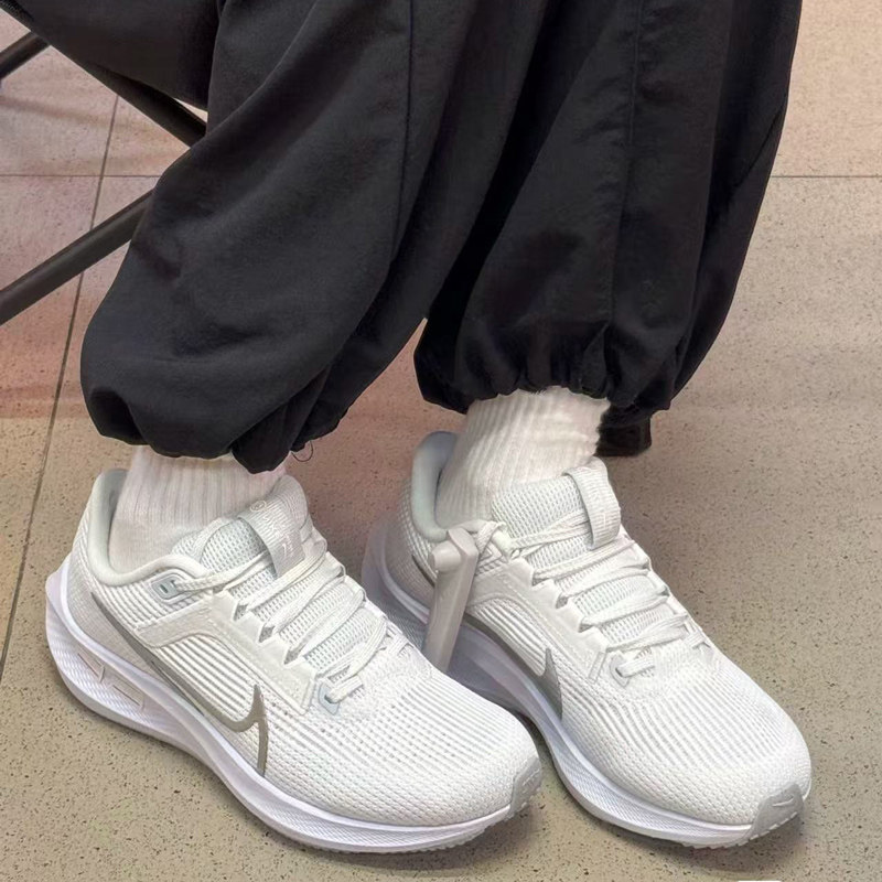 耐克/Nike Air Zoom Pegasus 40 女款灰白低帮复古跑鞋DV3854-101,运动鞋new,板鞋,淘宝优惠券,粉丝福利购,淘宝优惠卷