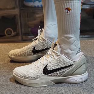 Kobe 100 耐克 Zoom 男款 白色FQ3546 低帮实战舒适篮球鞋 Nike