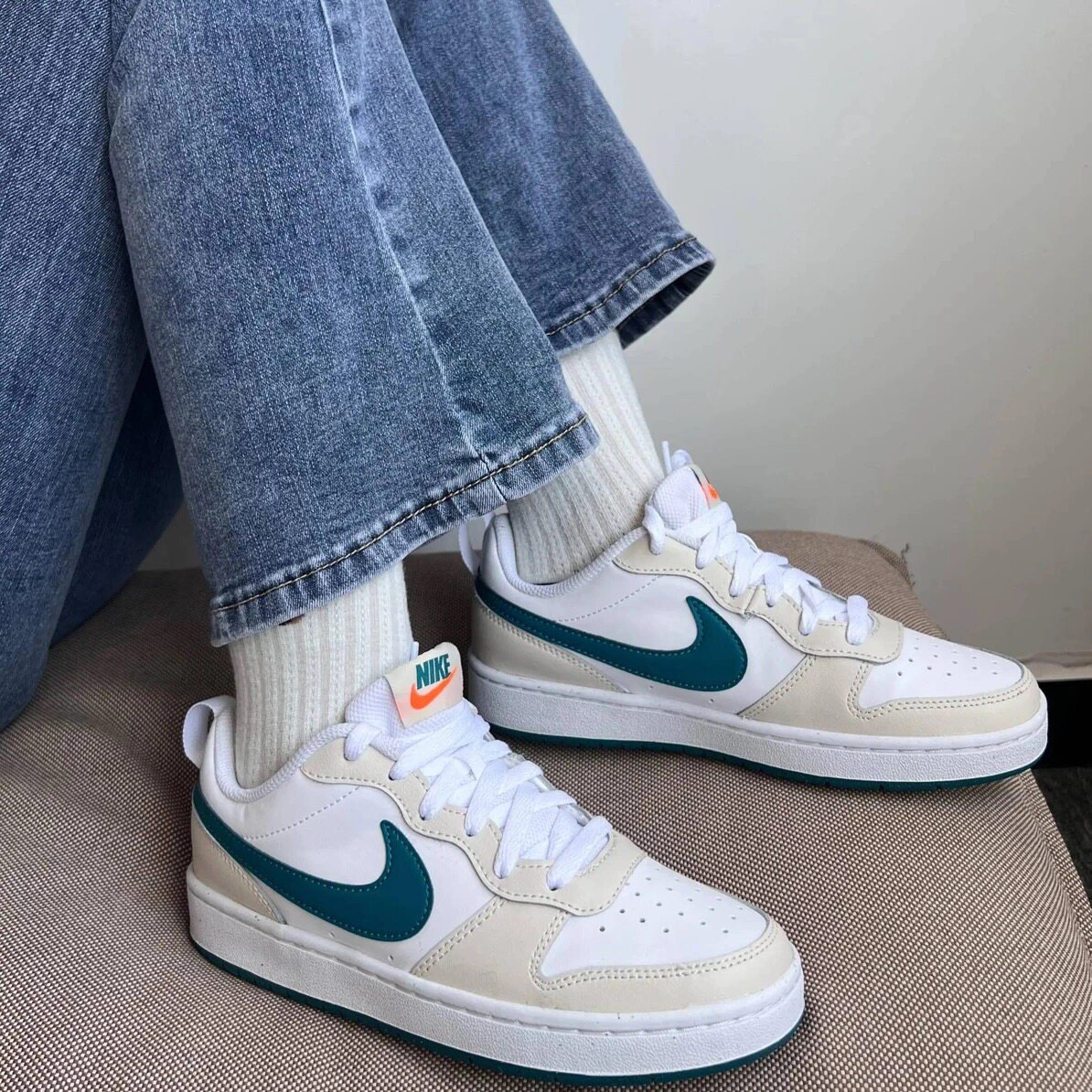 耐克/Nike Court Borough Low 2 舒适百搭儿童板鞋 BQ5448-017