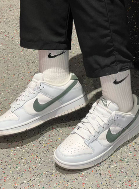 耐克/Nike Dunk Low 防滑减震男款低帮休闲板鞋 银白 IM3371-030