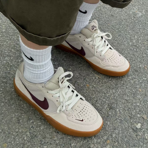 耐克/Nike SB Force 58 粉色舒适百搭男款复古低帮板鞋DV5477-203