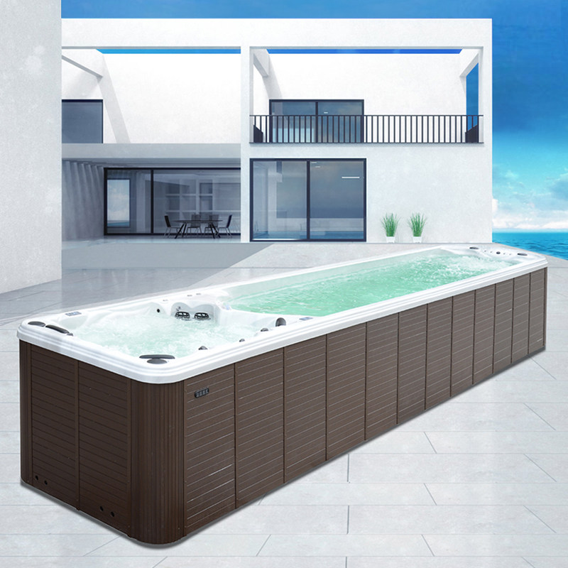 户外庭院恒温按摩浴缸室外别墅花园温泉池家用休闲SPA浴池