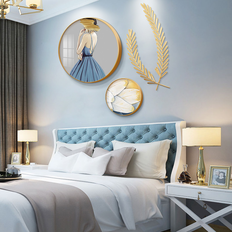 北欧风卧室床头装饰画