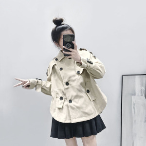 风衣女短款2020早秋新款韩版气质斗篷宽松流行小个子大衣外套薄款