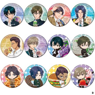 网球王子动漫吧唧徽章周边不二cos丸井文太幸村挂饰镭射胸章勋章D