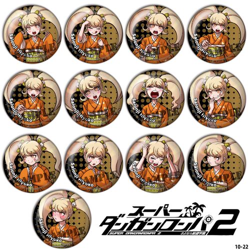 西园寺日寄子 弹丸论破2吧唧镭射徽章动漫谷子游戏周边胸章10-22