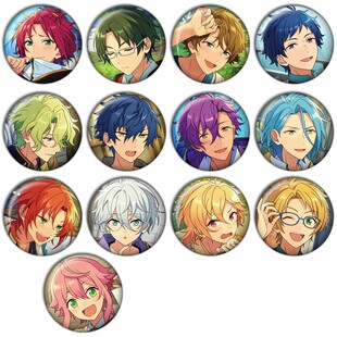 ES偶像梦幻祭吧唧谷子 朔间凛月 挂件现货镭射徽章胸章动漫周边G-