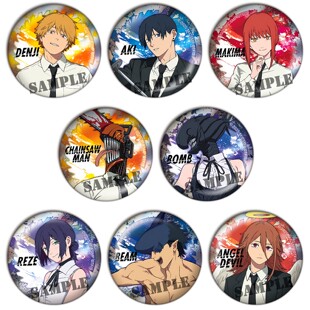 电锯人吧唧谷子镭射周边玛奇玛 链锯人徽章电次啵奇塔早川秋帕瓦M