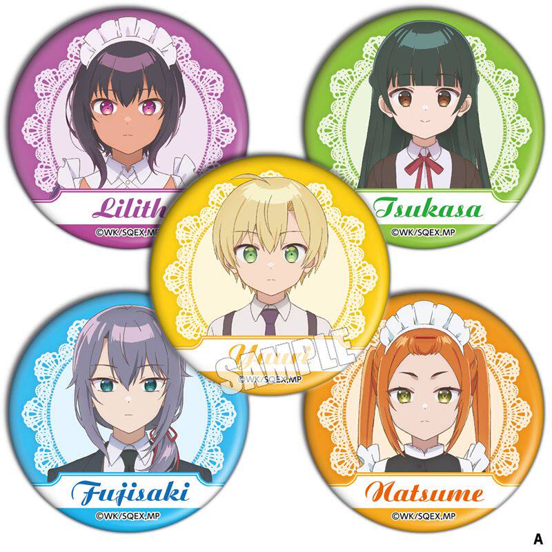 新来的女佣有点怪二次元挂件现货镭射徽章马口铁吧唧胸章动漫周边