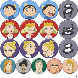 国王排名动漫吧唧周边波吉卡克二次元勋章现货谷子徽章cos胸章A款