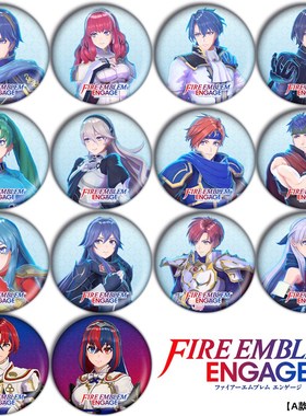 火焰纹章结合Engage游戏周边马尔斯龙王镭射徽章胸章吧唧日本动漫