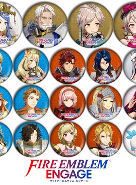 火焰纹章结合Engage游戏周边马尔斯龙王镭射徽章胸章日本动漫C款