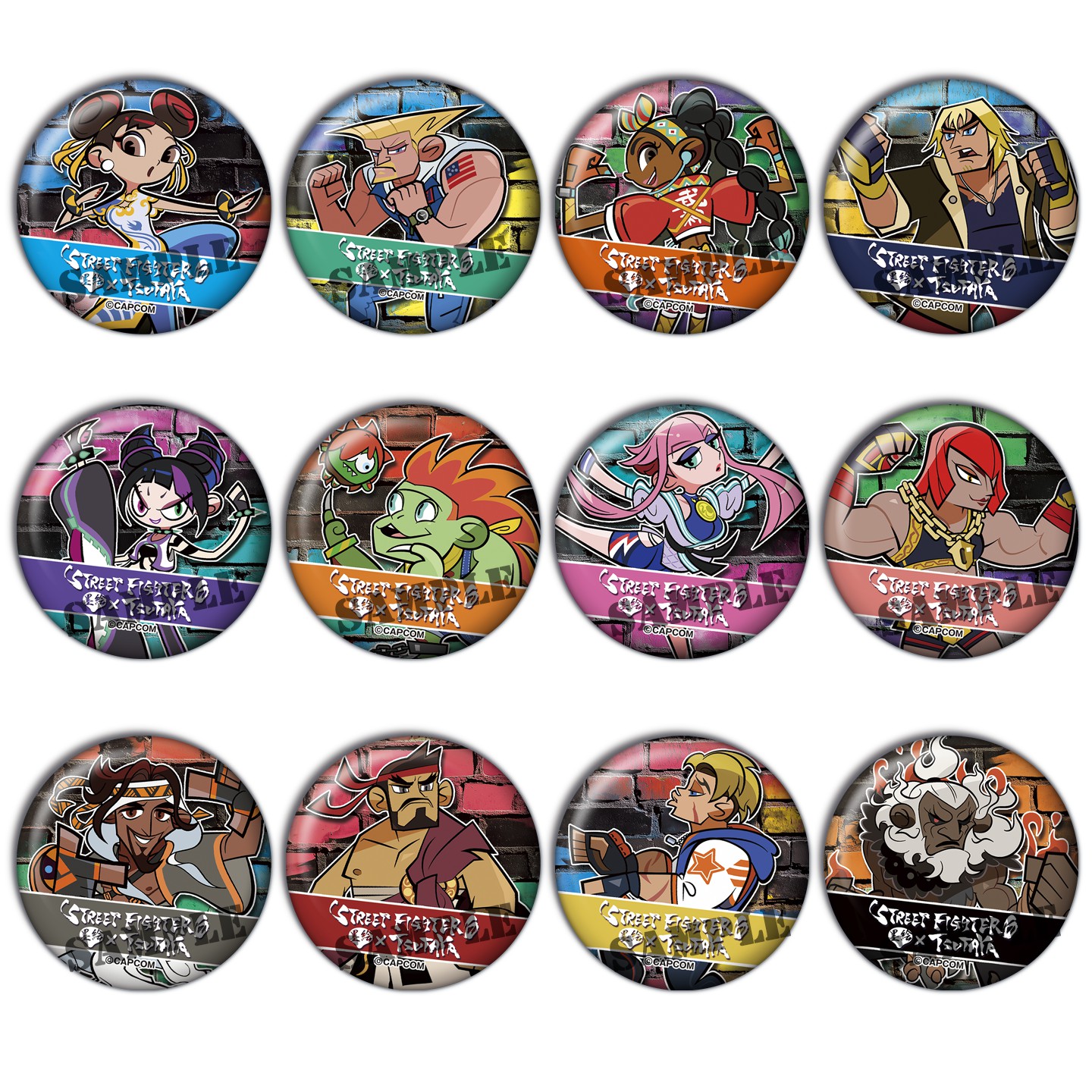 街头霸王吧唧谷子游戏春丽现货镭射胸章肯古烈日本动漫徽章周边B