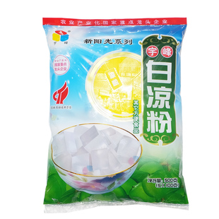 宇峰白凉粉500g透明凉粉粉做果冻的水晶冻儿童食用自制家用原料