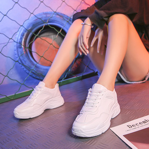 韩版百搭加绒老爹鞋