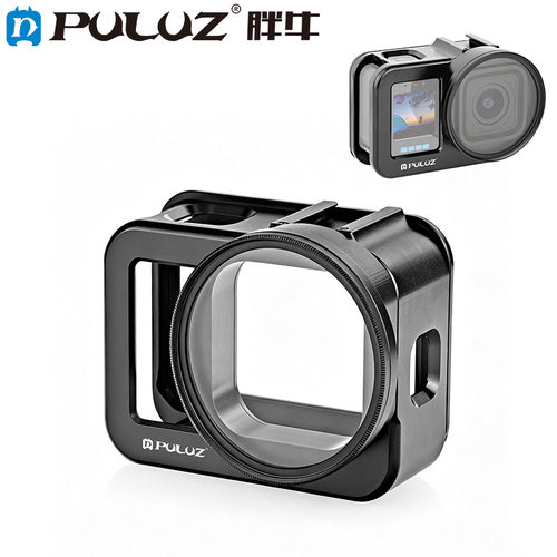 PULUZ胖牛 适用GoPro MISSION 1/1Pro运动相机铝合金兔笼保护框