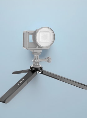 PULUZ胖牛铝合金折叠三脚架适用大疆OSMOPocket3运动相机微相机