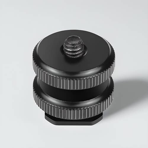 热靴底座适用于DJI Osmo Action配件防震夹热靴座1/4双层螺丝