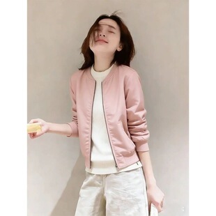 小个子粉色休闲外套女春 小香风绝美巨好看 2026新款 今年流行爆款