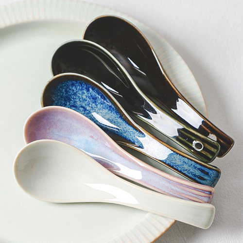 驼背雨奶奶日式复古风勺子