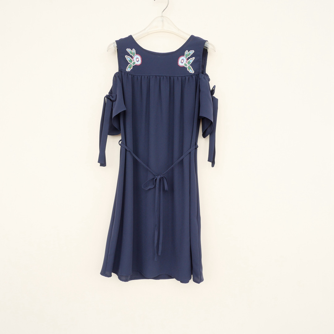 正品超值夏宽松柔坠加捻纱连衣裙