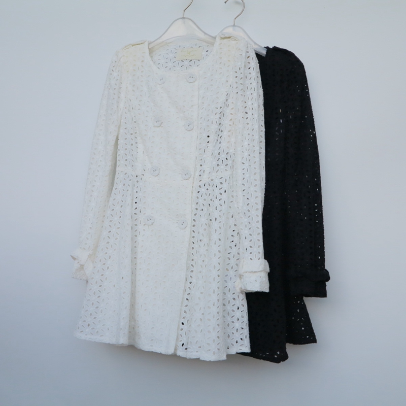 艾格淘特s专柜正品网眼全棉风衣