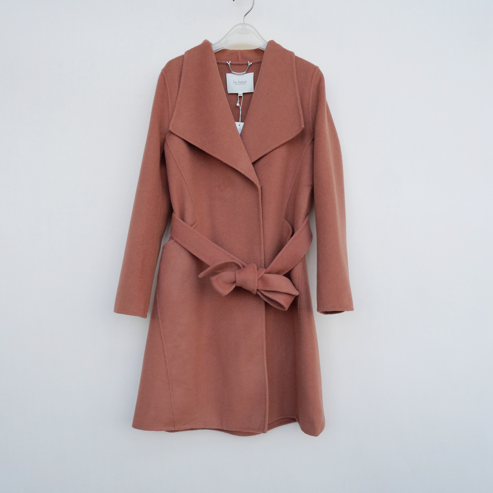 SML专柜正品超值女冬双面呢大衣