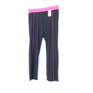 GE02黑色 古系列M 超值女室内超弹力束身运动七分裤 粉 L正品