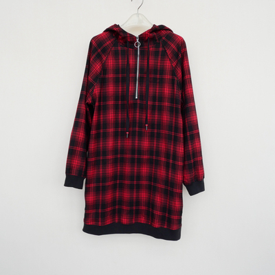 专柜正品超值春秋厚柔磨毛衬衫裙