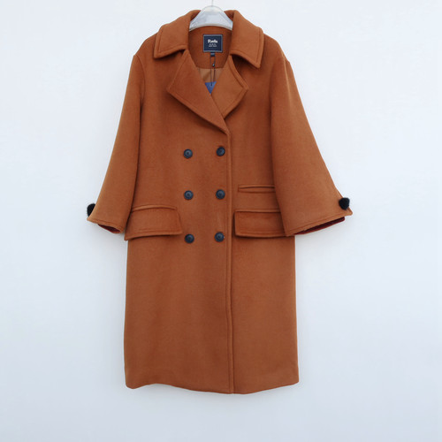 正品撤柜断码清仓加厚羊毛呢大衣