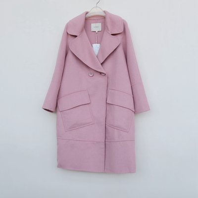 专柜正品超值女冬中长双面呢大衣