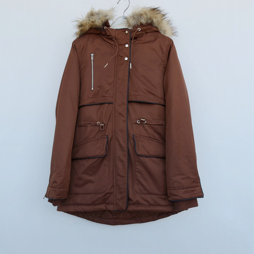 正品超值女冬厚防风保暖短款棉服