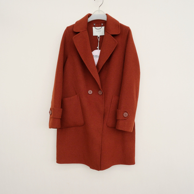 SML撤柜正品超值A型双面呢短大衣