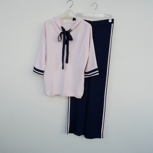 正品超值女春秋针织衫长裤两件套