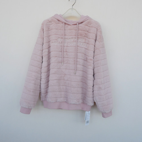 正品超值女秋冬厚保暖毛绒衫卫衣