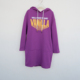 拉系列 卫衣裙4A3533紫色 女春秋厚柔纯棉直筒连帽长袖 SM正品 超值