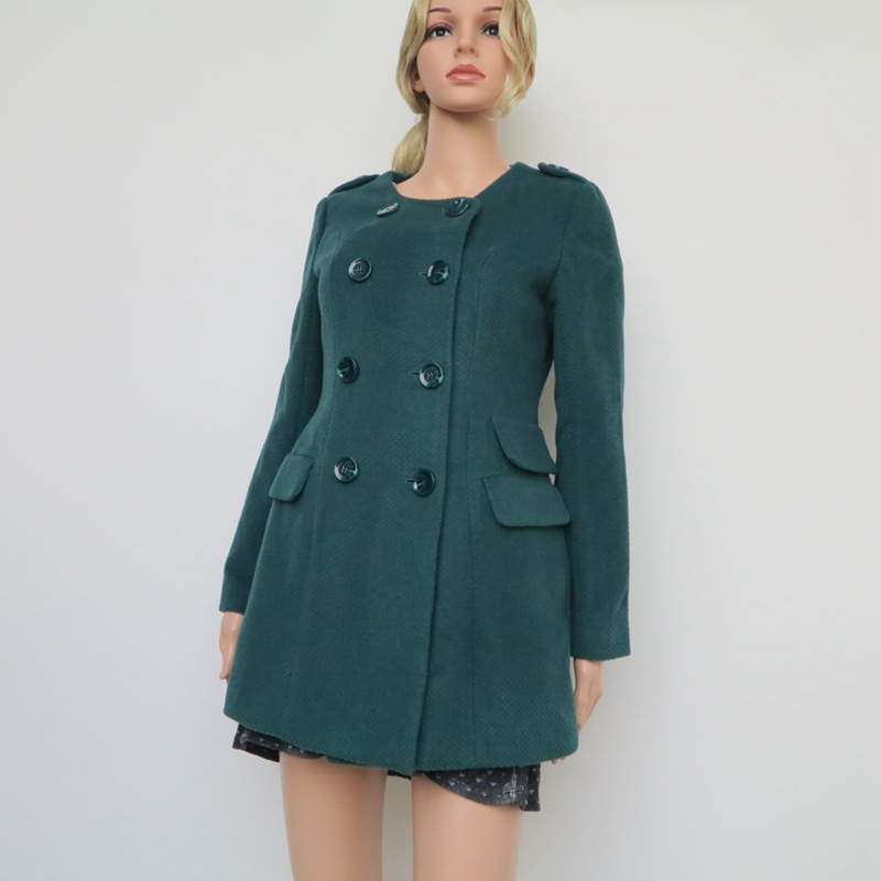 专柜正品超值女秋冬摩丝毛呢外套