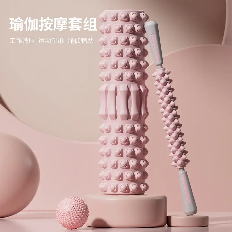 泡沫轴狼牙棒瑜伽柱滚背肌肉筋膜放松按摩器EVA琅琊小腿塑形滚轴,运动/瑜伽/健身/球迷用品,泡沫轴,淘宝优惠券,粉丝福利购,淘宝优惠卷