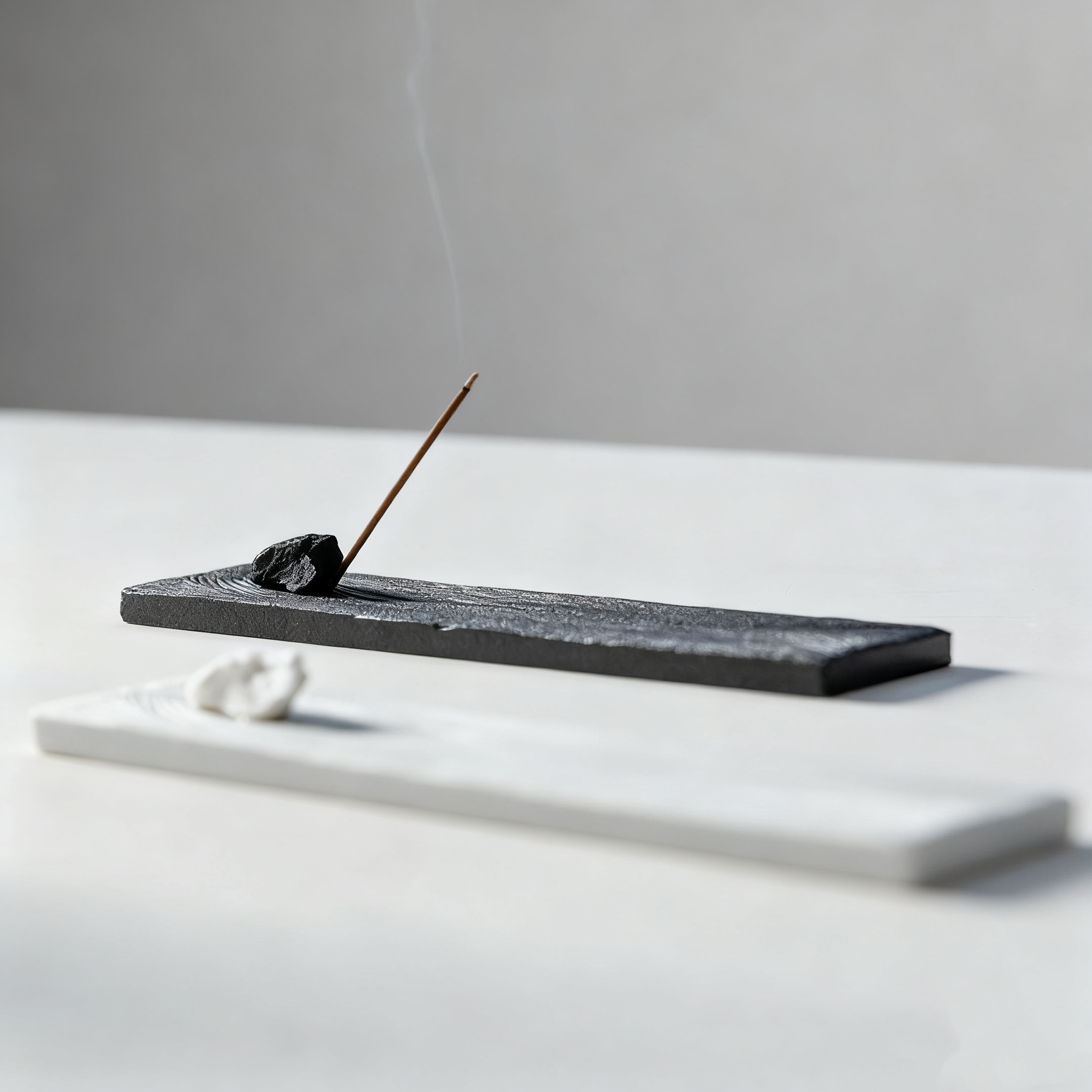 创意日式香薰线香香插家用室内香托卧室香座中式精致禅意侘寂风