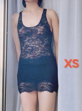 加拿大wilfred透视蕾丝工字背心裙短裙特价