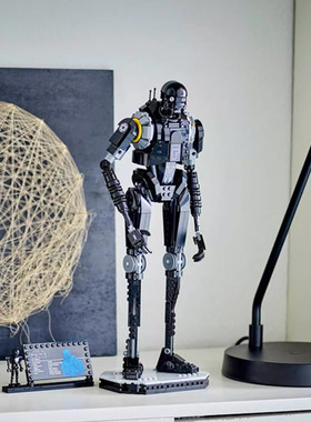 星球大战K-2S0安保机器人模型手办男孩儿童拼装积木玩具礼物75434