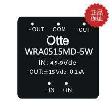 Otte宽电压5V转正负15V5W DC-DC隔离电源模块 WRA0515MD-5W