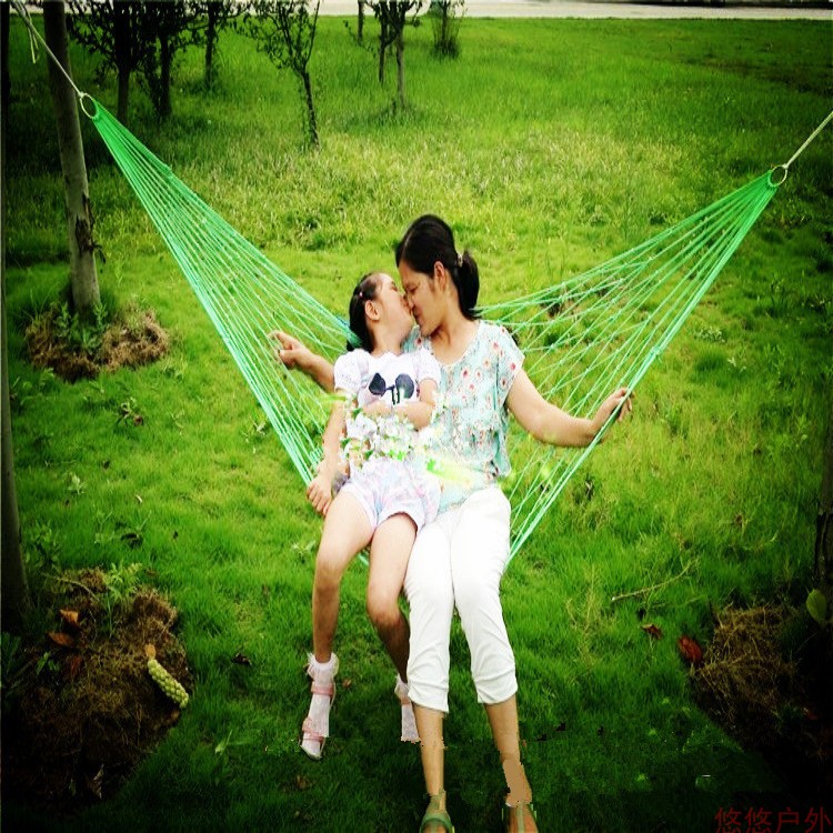 加粗尼龙绳吊床网状户外创意